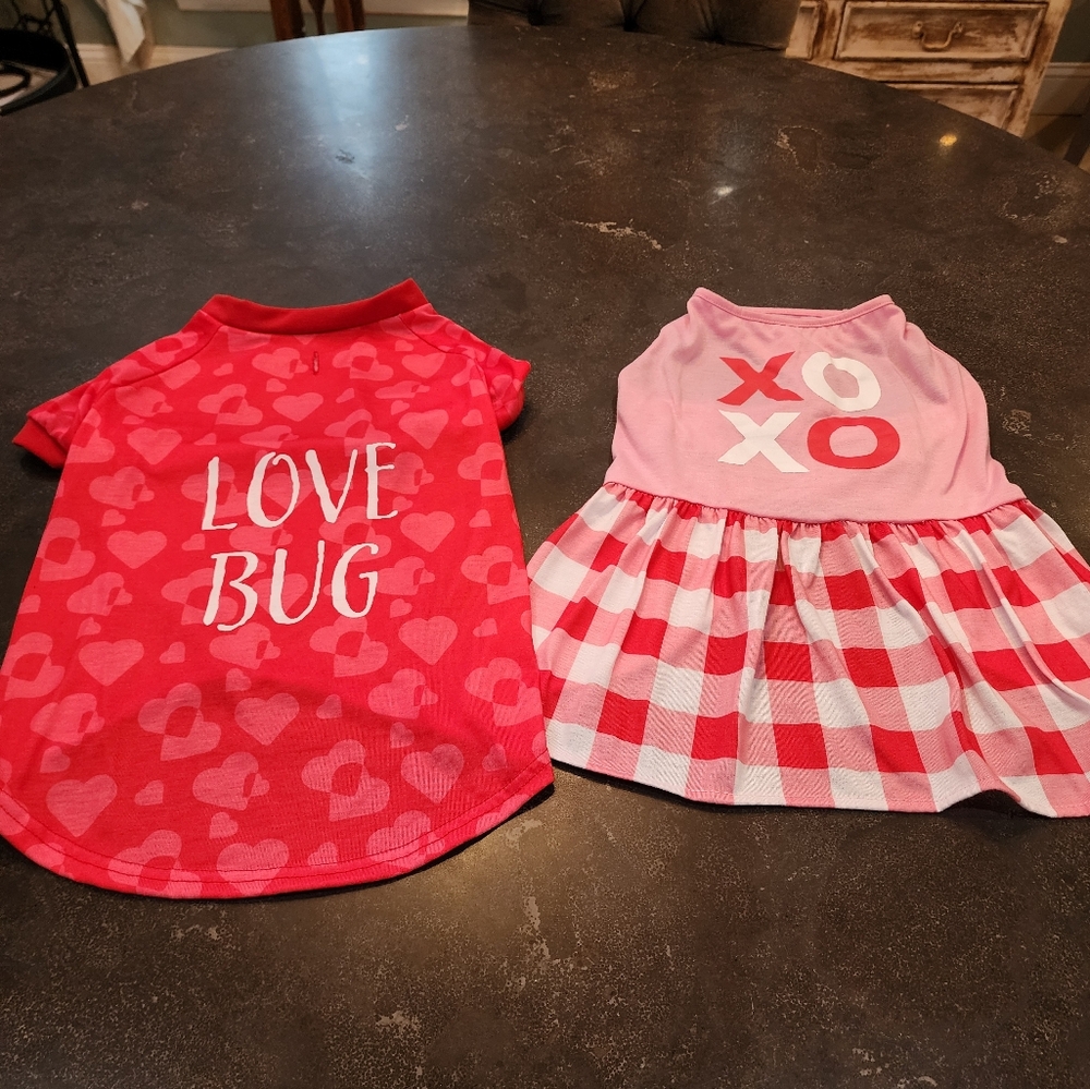 Dog/Pets Male/Female XL Valentines shirts. SO CUTE 😍 Soft Lightweight fabric.